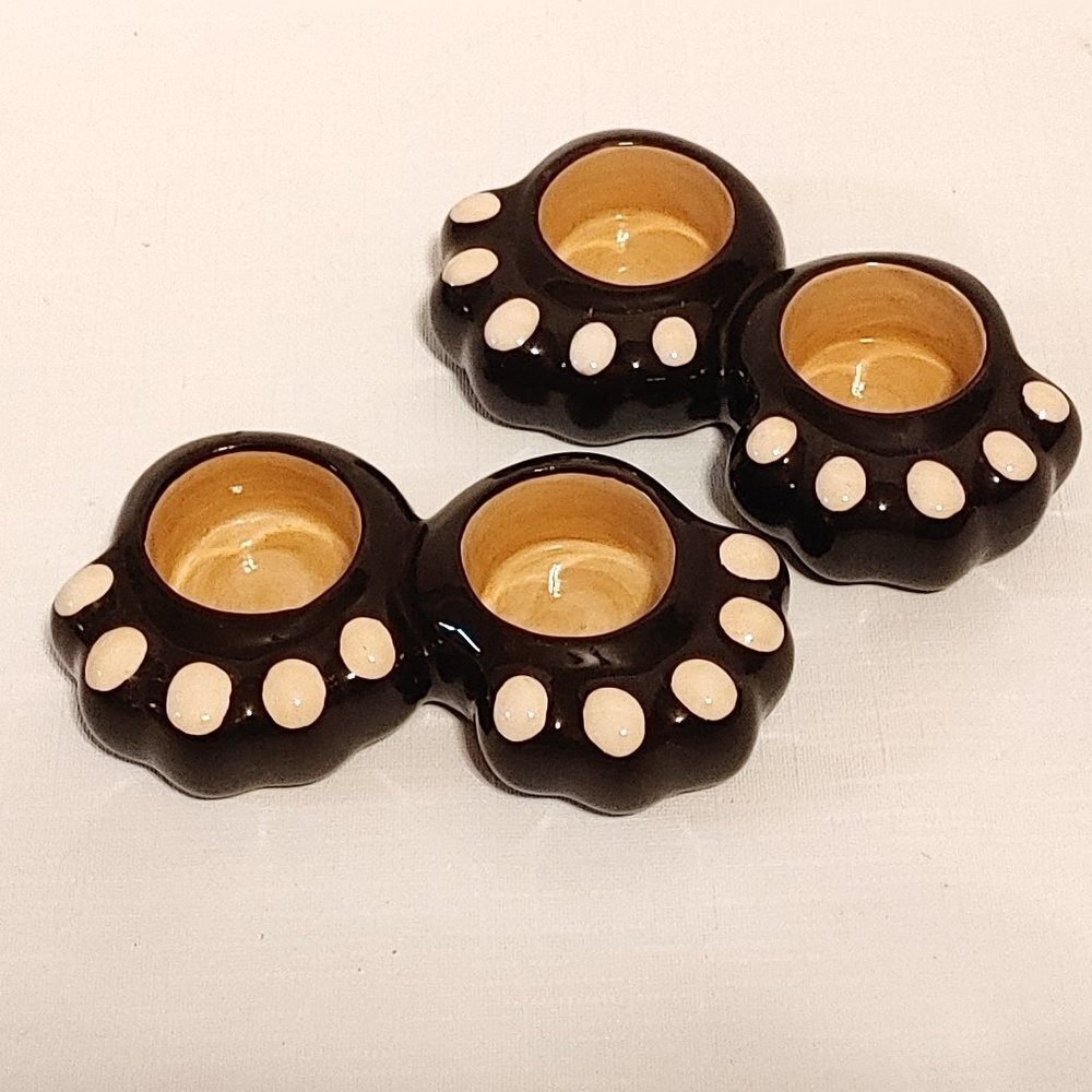CUTE Yankee Candle Bear Paws Tea Light Holder